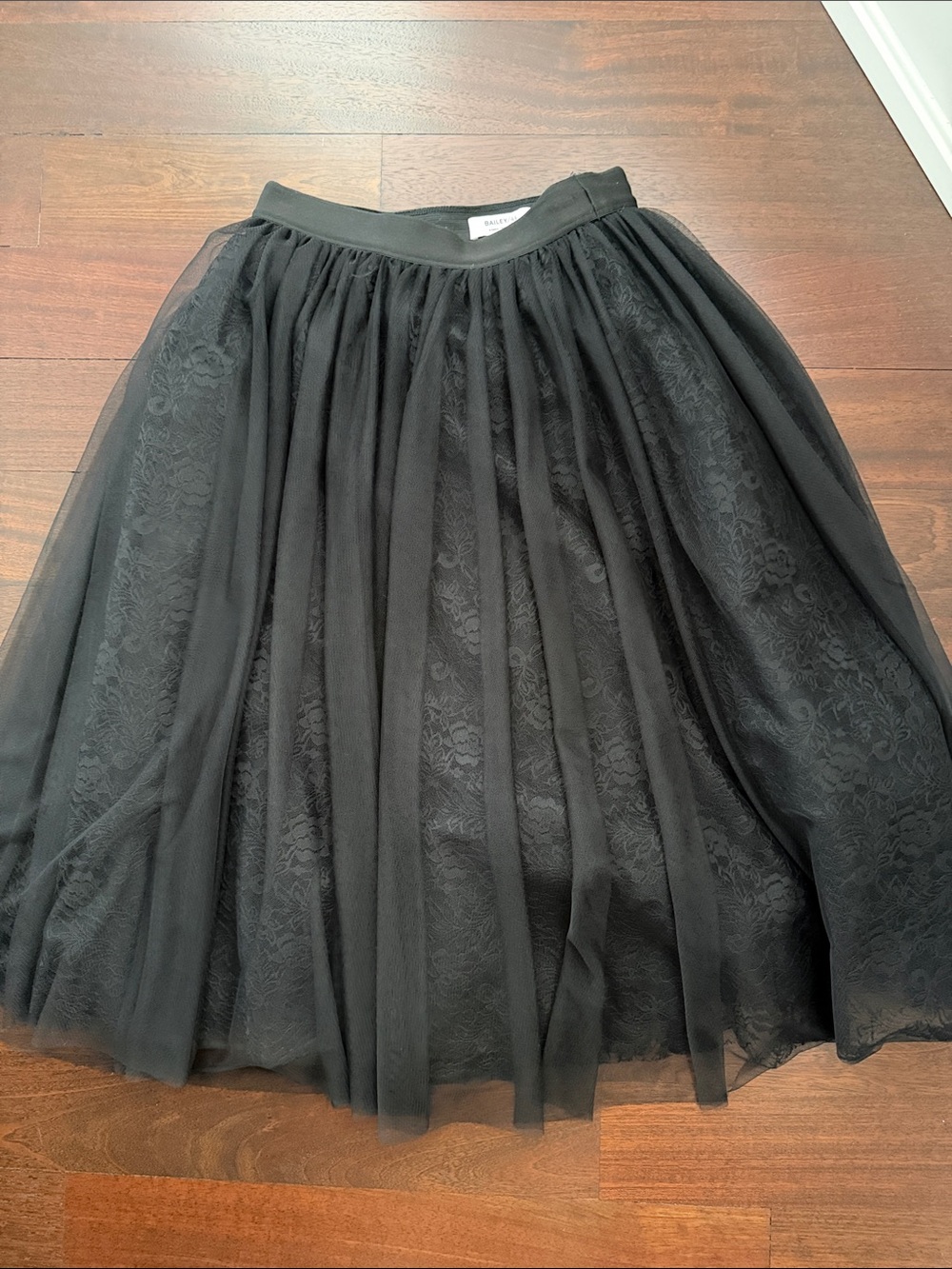 Bailey 44 Lace and Tulle Midi Skirt